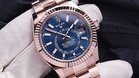 rolex sky dweller blue dial replica|rolex sky dweller blue 2022.